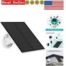 High-Efficiency 5W USB Solar Panel for Outdoor Security Cameras