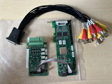 VRC7008L 8-Channel DVR PCIe Add-in Card and MaxLinear CAB-DVI-V8A8S1