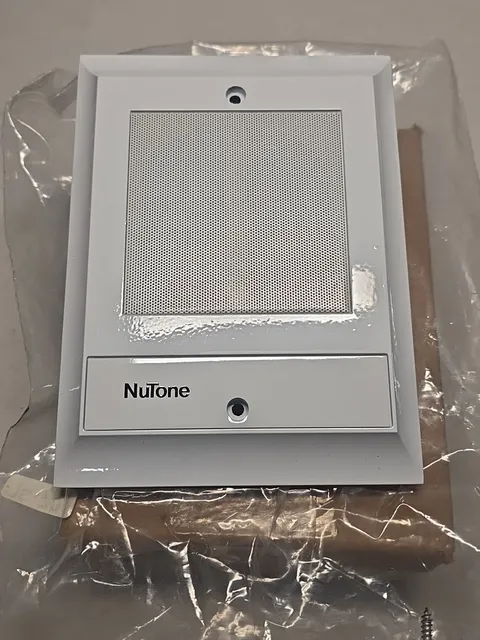 Nutone IS-70WH Intercom Door Speaker IS-70 IS-65 White (no push-button) Metal