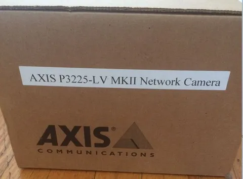 Axis P3225-LVE MK II Vandal Resistant Dome Security Camera POE IP 2MP NIB