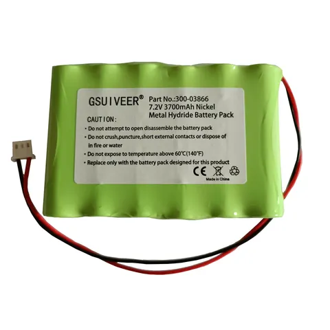 300-03866 7.2V 3700mAh Battery Compatible with Alarm Lynx 5100, 5200, 5210, L...