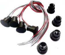 RC-36 NC+NO Recessed Wired Magnetic Window/Door Alarm Sensor - 4 Sets