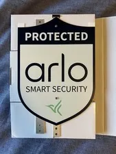 New Arlo Protected Smart Security Yard Sign (Ground or Wall Mounted) New in Box