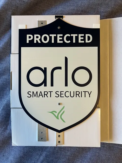 New Arlo Protected Smart Security Yard Sign (Ground or Wall Mounted) New in Box