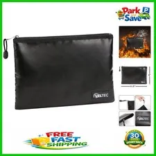 Stylish Fireproof Waterproof Bag for Documents, Passports & Valuables 11.4x7.9"