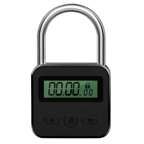 Metal Timer Lock LCD Display Multi-Function Electronic Time 99 Hours Max6564