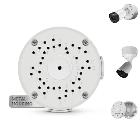 Universal Aluminum Security Camera Junction Box, Hide Cable Junction Boxes