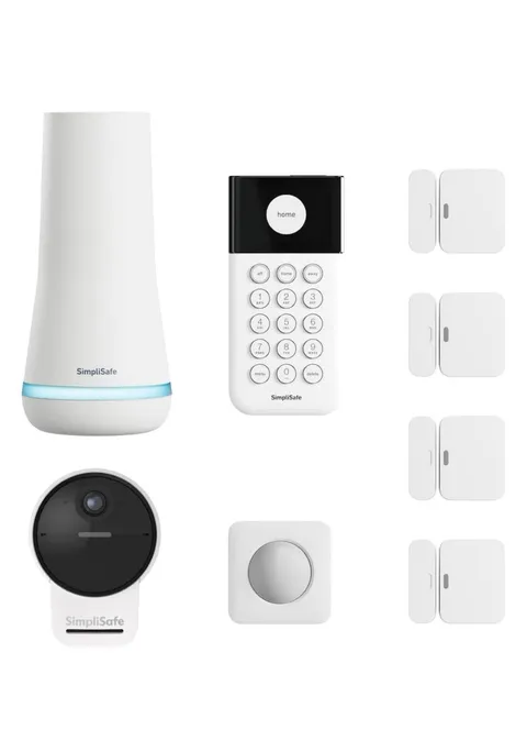 SimpliSafe 8-Piece Home Security System Indoor Outdoor Cameras Keypad New In Box