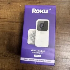 Roku Smart Home Wired Video Doorbell & Chime - 1080p HD Night Vision Ultrawide