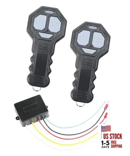 Winch Accessories,Car Accessories 5 Wire Winchs Controller,Towing Winch Remote 