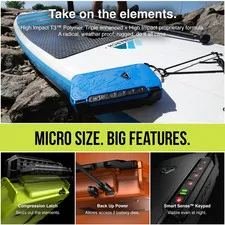 Lifepod X Micro Weatherproof Electronic Lockbox Secure Travel Case Rugged Min...