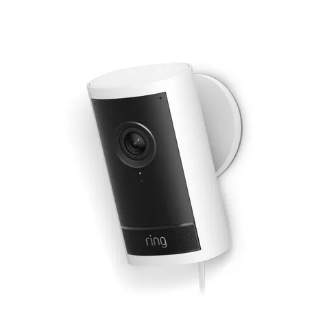 Ring Outdoor Cam 4K Pro (newest model), Retinal 4K, 10x Zoom, Plug-In, White