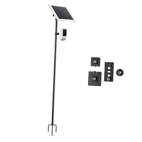 Ground Stake Mount for Ring Solar Panel & Outdoor Camera, 47" Security Camera