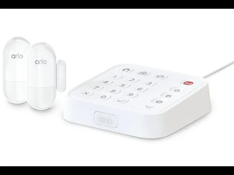 - Home Security System with Wired Keypad Sensor Hub and (2) 8-In-1 Sensors – SS1