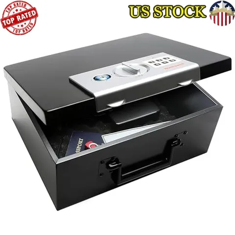 Fire Resistant Safe Box Digital Lock Steel Security Personal Items Jewelry Money