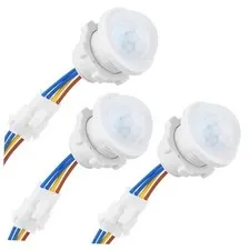 -Pack Motion Sensor Light Switch, PIR Infrared Sensor0S Time Delay, Smart 3