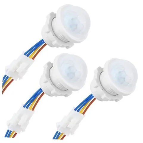 -Pack Motion Sensor Light Switch, PIR Infrared Sensor0S Time Delay, Smart 3
