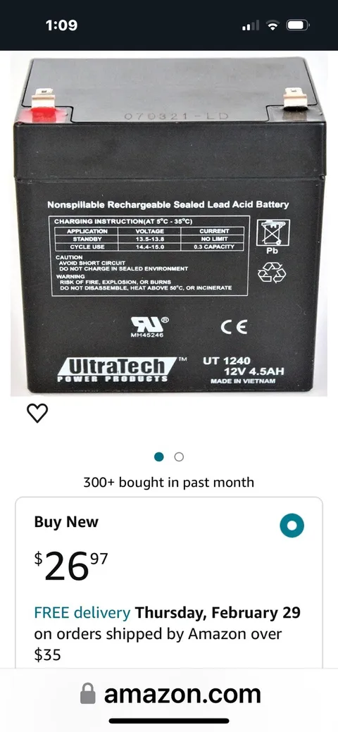 ISO9002 BATTERY