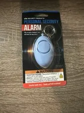 Personal Security Alarm Keychain 100dB Siren w/ LED Light | Safety Device