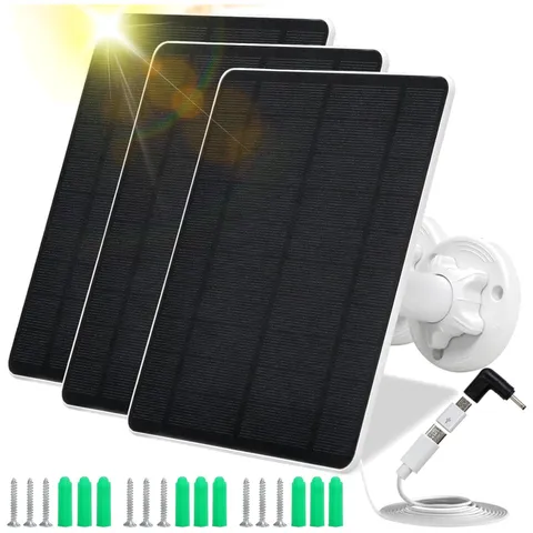 5W Solar Panel Charger DC 5V USB-C Micro USB