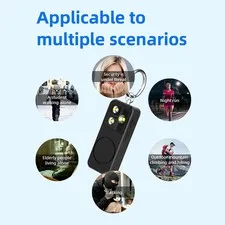 Safety Alarm Keychain with Strobe LED, Four Modes, Emergency Safety Alert Light