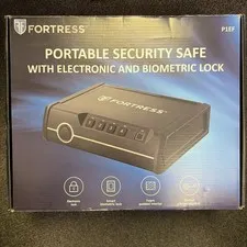 Fortress Portable Security Safe with Electronic and Biometric Lock