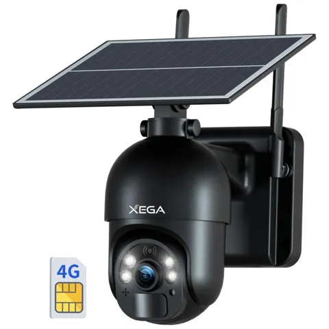 2K HD 4G LTE Cellular Security Camera Smart Motion Detection