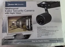 Bunker Hill Security Camera Model 95914 Color Nightvision Weatherproof New