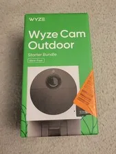 Wyze Cam Outdoor - Wireless Night Vision Starter Bundle W/32GB Memory - NEW
