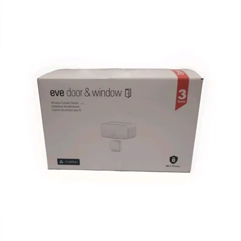 Eve 3-Pack Door & Window Sensor – Smart Home Contact HomeKit Matter Brand New