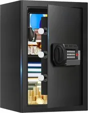 3.3 Cu ft Large Home Safes Water & Fireproof Anti-theft Floor Safe Home Use