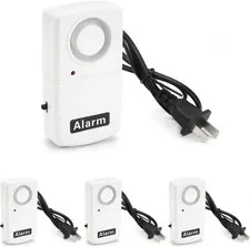 QWORK Power Failure Alarm, 4 Pack Automatic Power Cut Failure Outage Alarm 120db