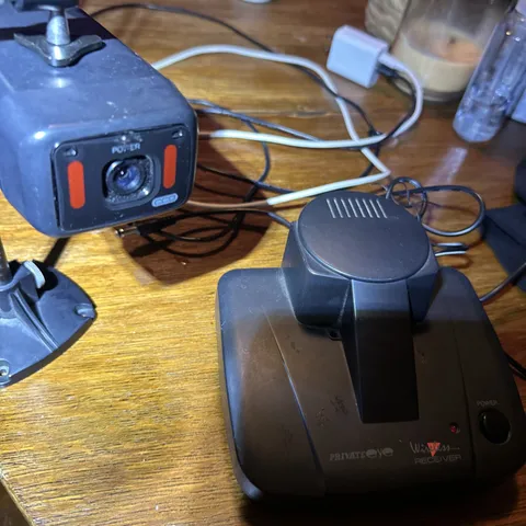 vintage wireless Ccd Camera and receiver  private Eye Security Camera