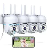 PT Outdoor Wireless Security Camera Wi-Fi Camera for Home Video Surveillance