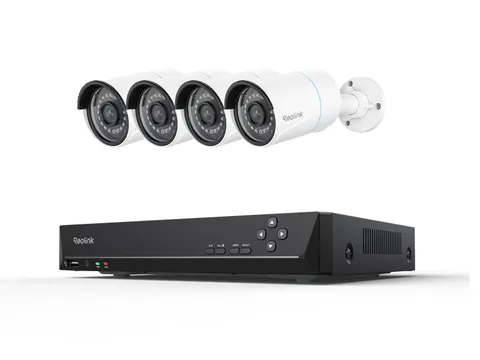 Reolink 2K RLK8-510B4 Home PoE Security Camera System 8CH 2TB NVR 24-7 Recording