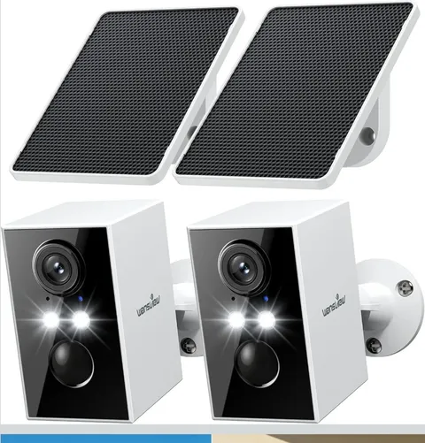 Wansview Solar Security Cameras Wireless Outdoor 2K 3MP WiFi 2.4GHz And 6.0GHz.