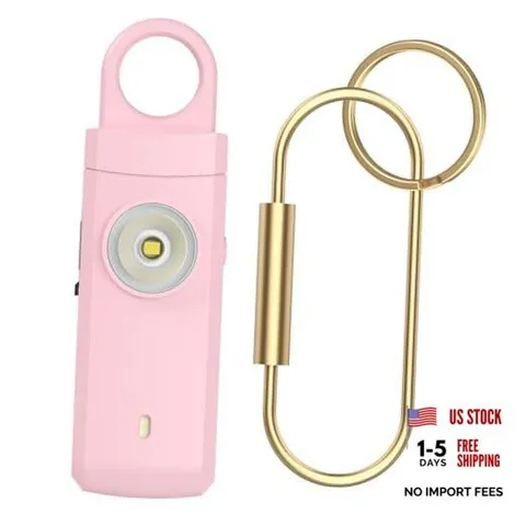 Rechargeable Personal Alarm for Women - Christmas Birthday Gifts for Pink AKS