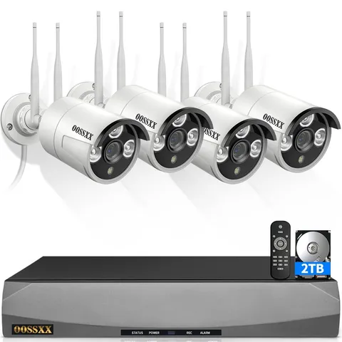 Dual Antennas for Wi-Fi Enhanced AI Human Detected 2K 3.0MP Wireless Security...