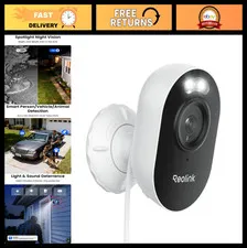 2K 4MP Outdoor Security Camera, WiFi Plug-in Surveillance Camera, Night Vision