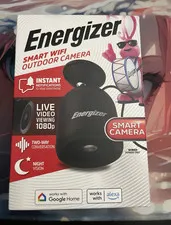 Energizer 1080p WiFi Outdoor IP Camera Night Vision 2-Way Audio Black EOX1