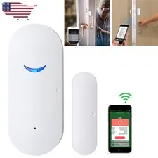 WiFi Door and Window Sensors Tuya Smart Home Security Alarm System with APP