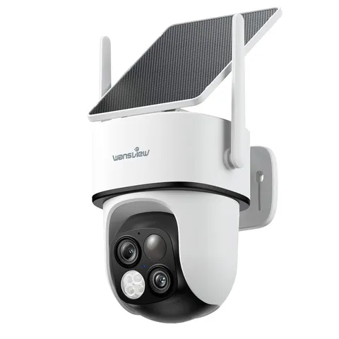 Wansview B7 2K WiFi Wireless Security Camera Outdoor 64X Zoom Home Dual Lens