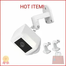 2 Pack Adjustable Wall Mount comatible with Ring Spotlight Cam Battery/Cam Plus/
