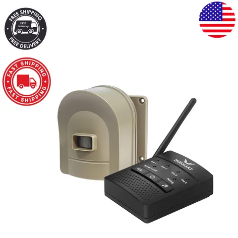 Secure Your Property with 1/2 Mile Wireless Motion Sensor Driveway Alert System