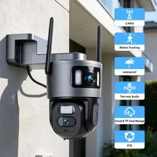 360° Camaras Con Audio y Video WiFi 4K HD Para Seguridad De Casas Vision Nocturn