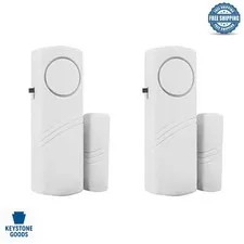 2 Pack Loud Window & Door Alarm Sensors for Home & Kids Safety