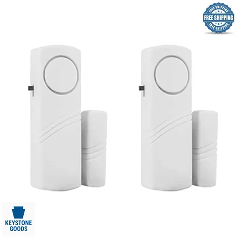 2 Pack Loud Window & Door Alarm Sensors for Home & Kids Safety