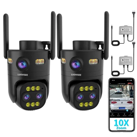 Juego De Dos Camaras Với Zoom Hibrido Y Seguimiento Automatico De Lujo