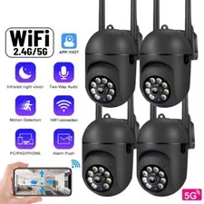 Towell 5G WIFI Camaras De Seguridad Exterior Inalambrica Con Vision Nocturna HD
