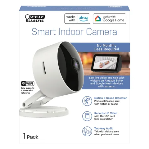 Camara De Seguridad Với Cabezal Ajustable Y Audio De Dos Vias De Lujo Pro
